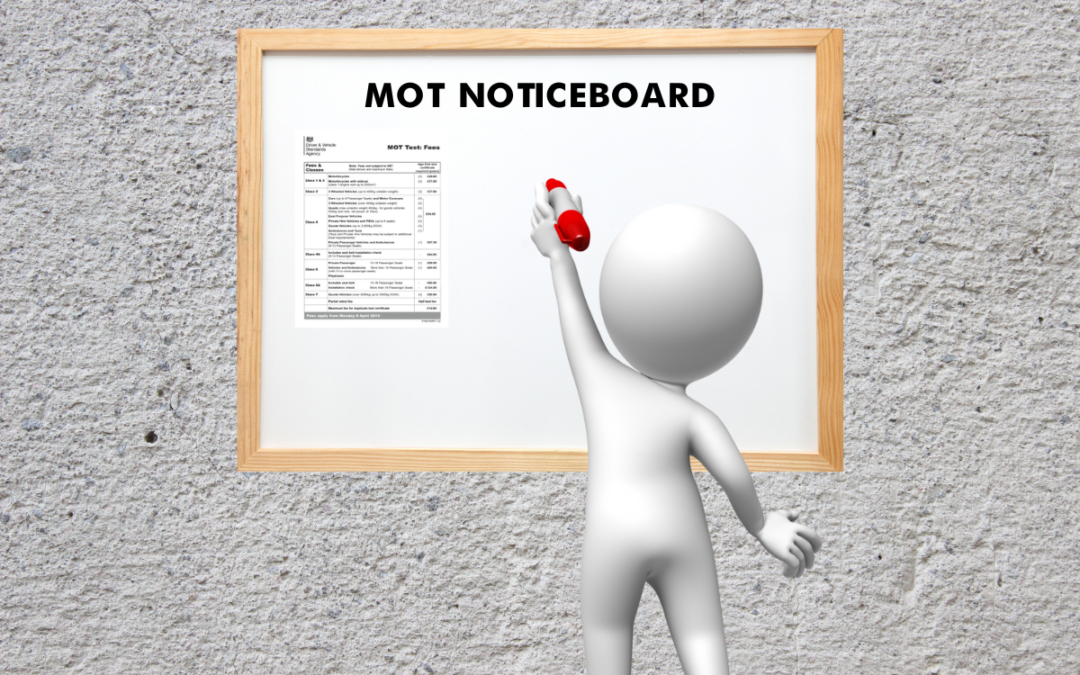 Sprucing Up Your MOT Noticeboard With A DVSA Compliant Makeover in 5 Easy Steps